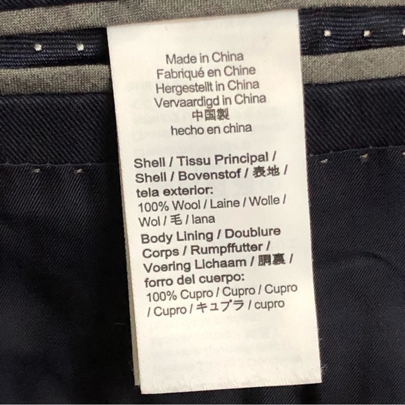 j crew ludlow 40r slim blazer jacket dark blue wool duca visconti di modrone - Picture 7 of 11